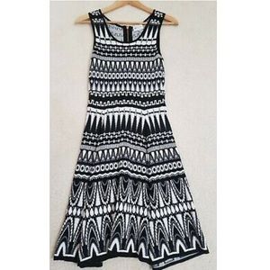 Milly Knit Fit & Flare Dress